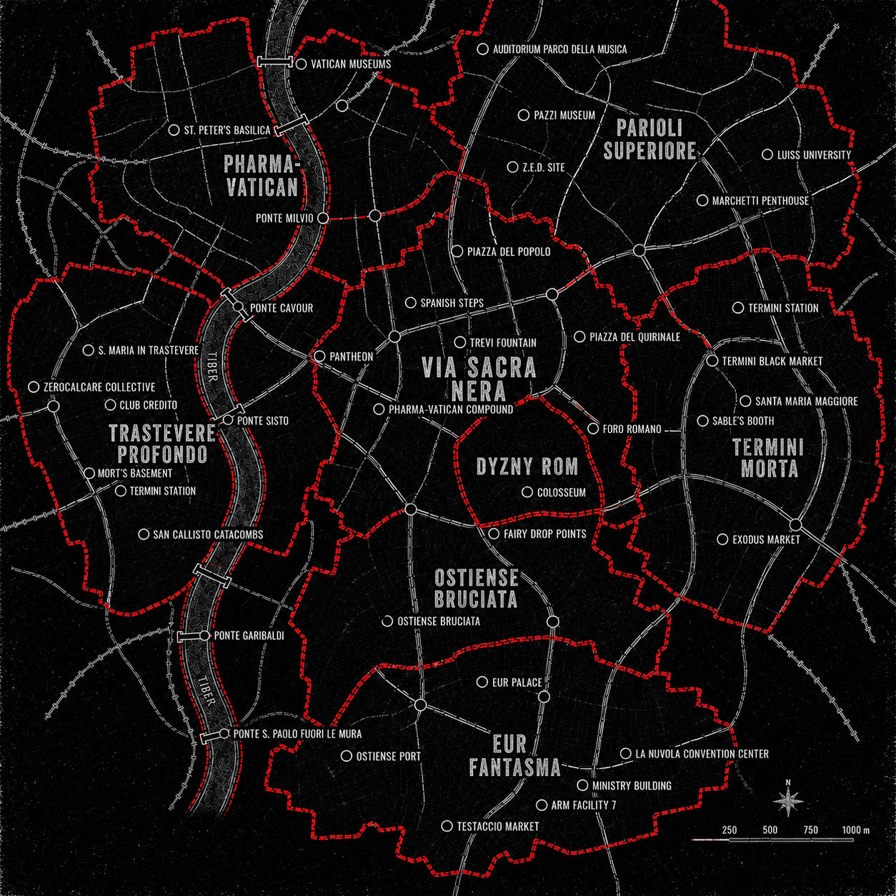 District Map of Rome